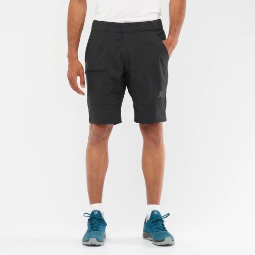 Black Salomon Outrack Men's Shorts | PH 74186I